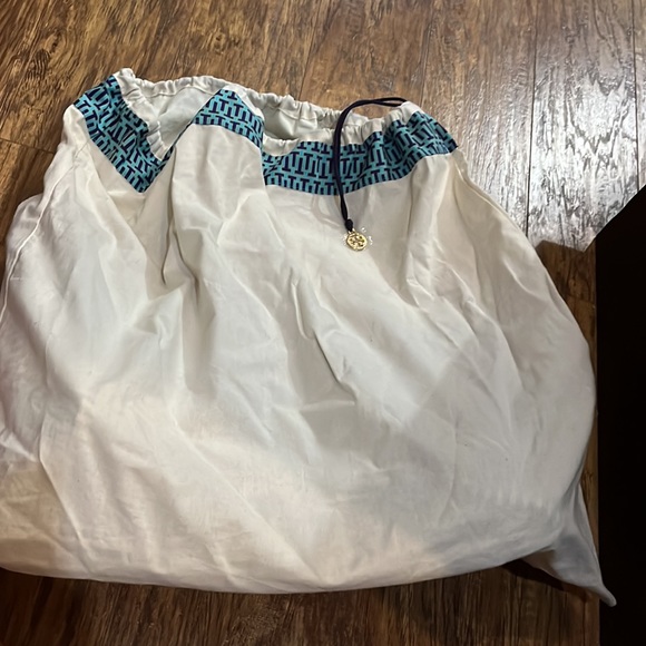 Tory Burch stripe canvas tote - Picture 3 of 3